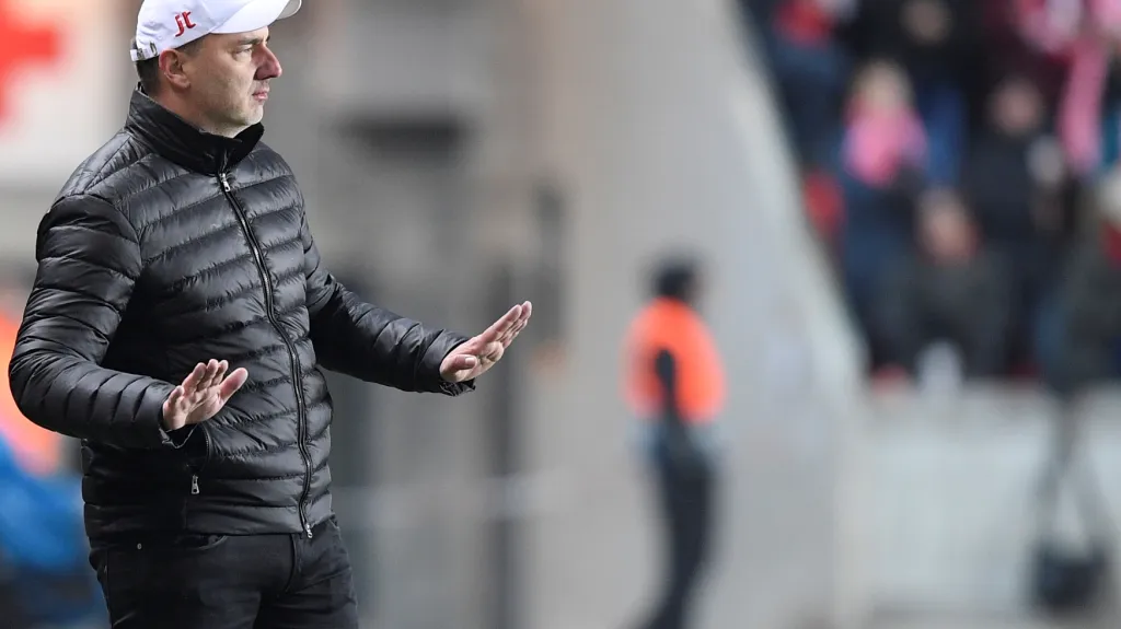 Kouč Slavie Jindřich Trpišovský