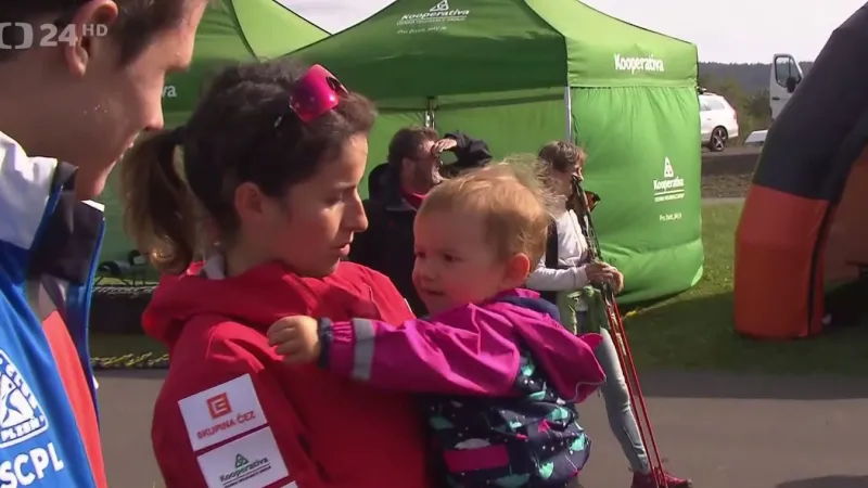 Razýmová byla na MČR poprvé v roli divačky. Vyhráli Novák a Janatová