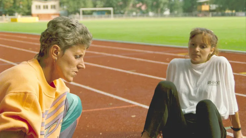 Trénink v Čáslavi v roce 1994