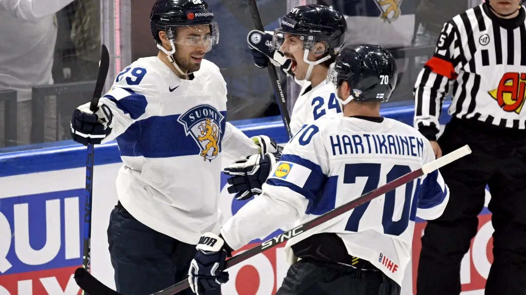 Radost finských hokejistů