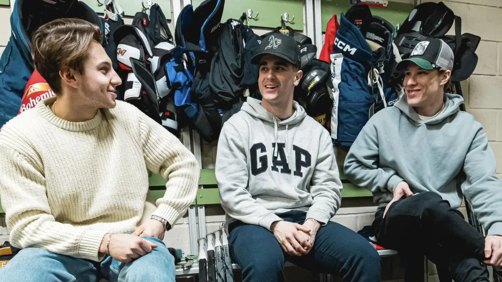 Čeští obránci Cibulka, Moravec a Ticháček na srazu reprezentace