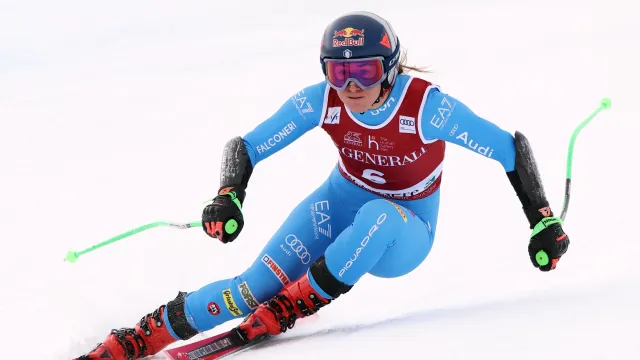 Vítězná jízda Sofie Goggiaové v superobřím slalomu ve Val d'Isere