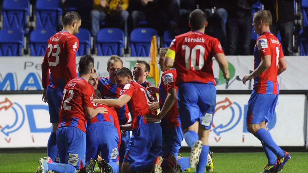 Radost fotbalistů Plzně