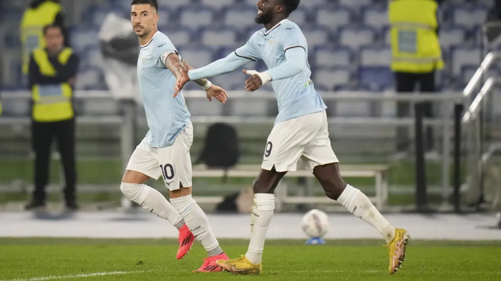 Mattia Zaccagni z Lazia slaví gól