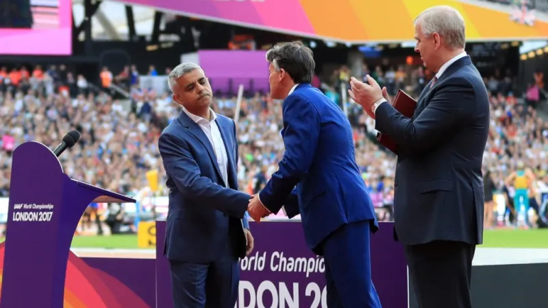 Sadiq Khan, Sebastian Coe a princ Andrew