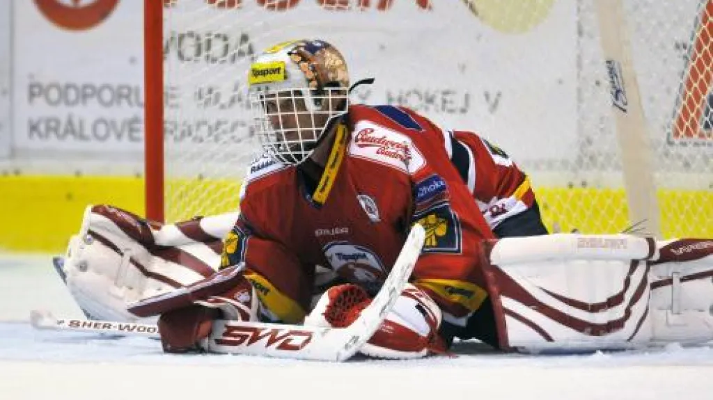 Brankář Pardubic Dominik Hašek