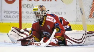 Brankář Pardubic Dominik Hašek