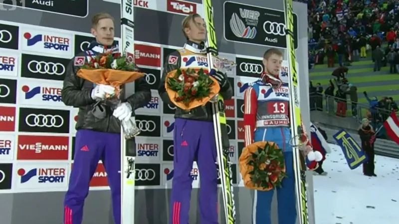 V Innsbrucku bodovali tři čeští skokané, výhru slaví Nor Tande