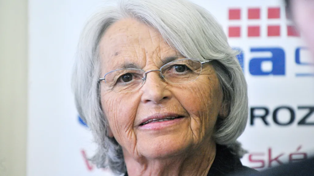 Olga Fikotová-Connollyová na snímku z roku 2008