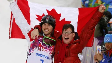 Vítěz v boulích Kanaďan Alex Bilodeau