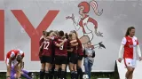 Sparťanské fotbalistky slaví