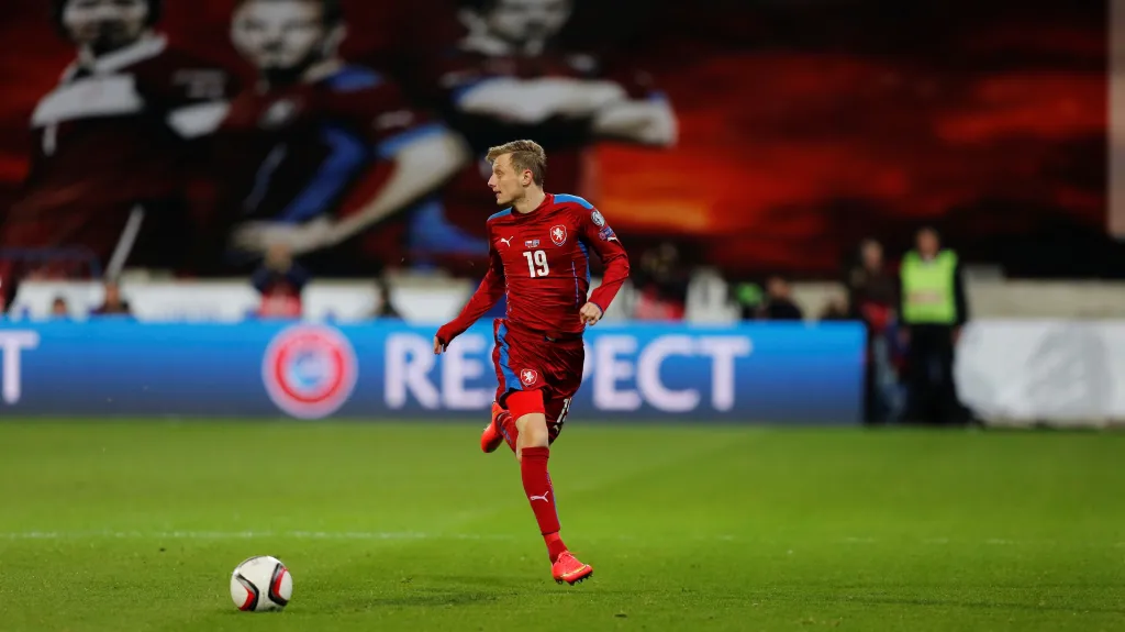 Ladislav Krejčí v dresu národního týmu