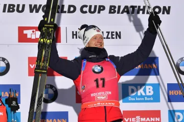 Slavící Johannes Thingnes Bö