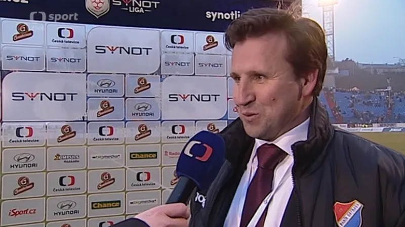 Trenér Baníku Frňka: Škoda, že jsme tam nedotlačili další gól