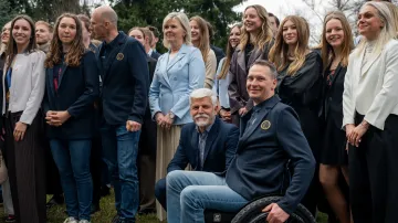 Prezident republiky přivítal olympioniky a paralympioniky