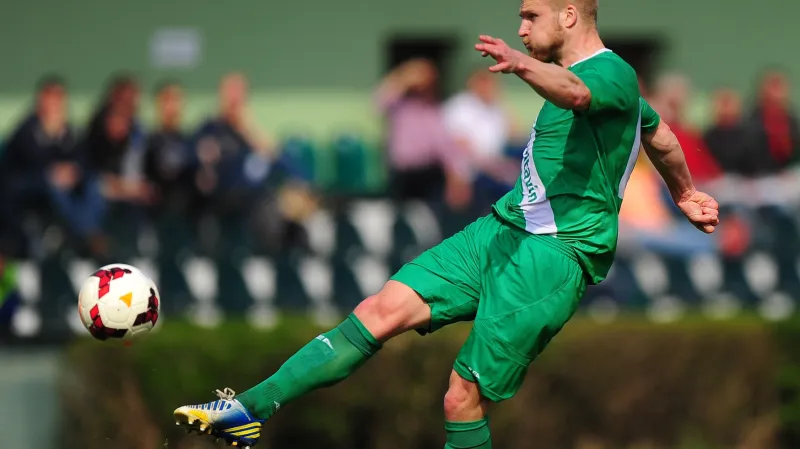 Martin Macháček v dresu Vltavína v roce 2015