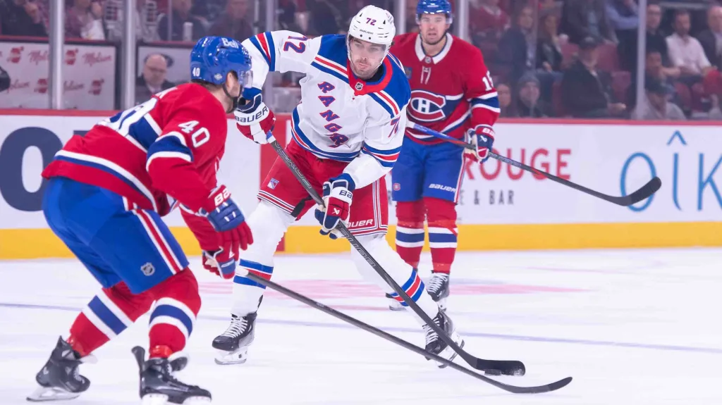 Filip Chytil v utkání s Montrealem