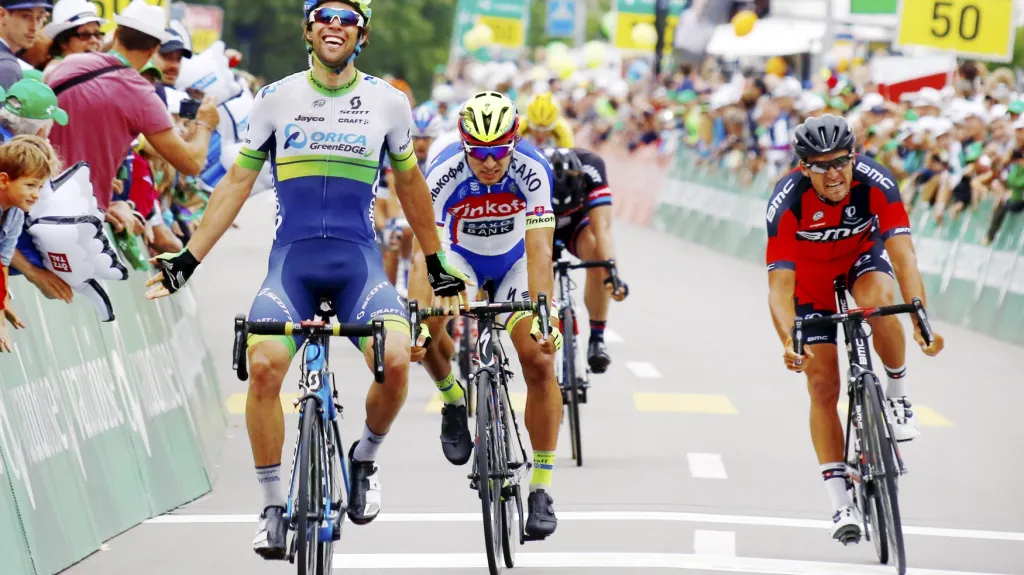 Michael Matthews vítězí před Peterem Saganem