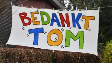 Belgičtí fanoušci děkují Tomu Boonenovi