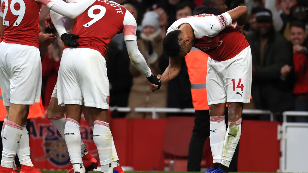 Radost hráčů Arsenalu