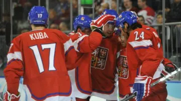 Radost českých hokejistů