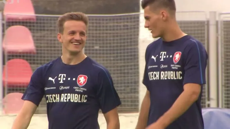 Čeští fotbalisté se připravují na zápas proti Austrálii