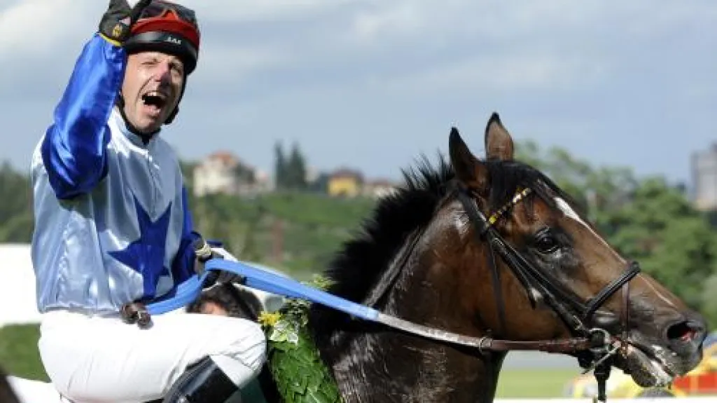 Jan Rája v sedle Roches Crosse