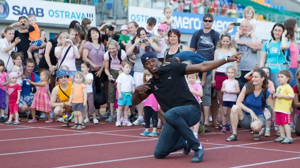 Usain Bolt na Čokoládové tretře