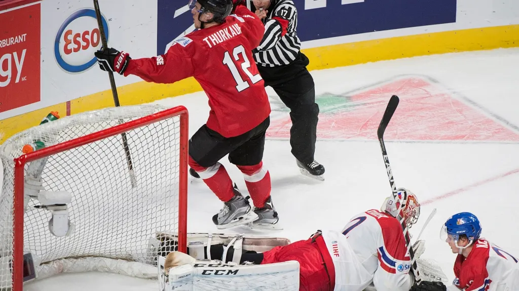 Utkání Česko - Švýcarsko