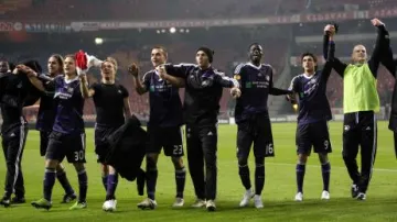 Radost hráčů Anderlechtu