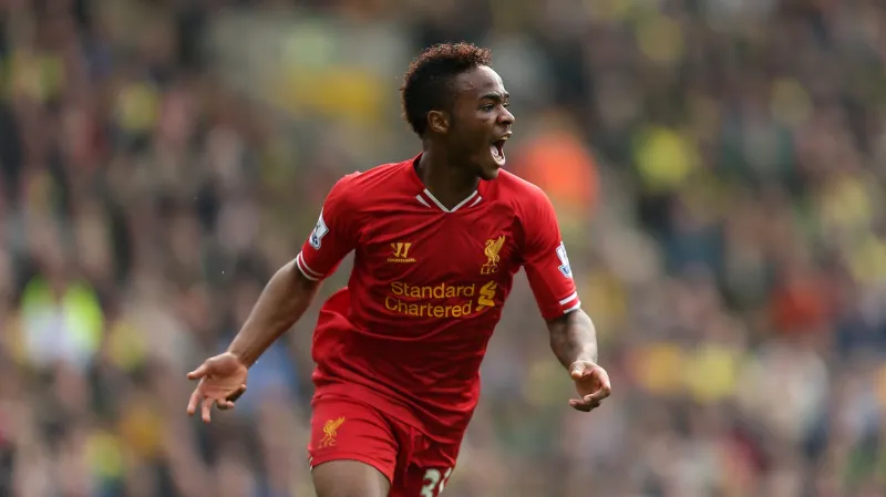 Radující se Raheem Sterling