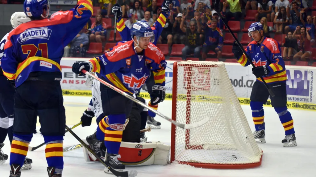 Slavící hokejisté Českých Budějovic