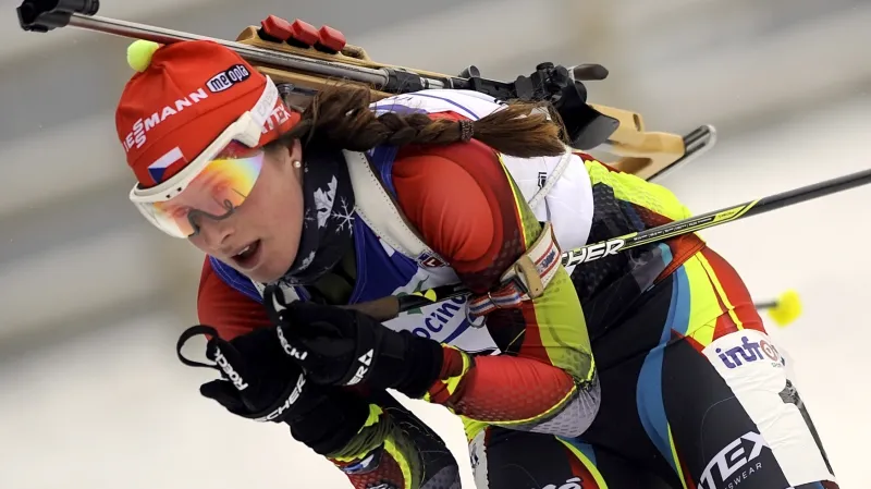 Sestřih sprintů z mistrovství Evropy biatlonistů