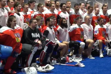 Čeští a kanadští reprezentanti v boxlakrosu