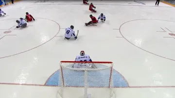 Kanadští sledge hokejisté rozdrtili v semifinále Koreu 7:0