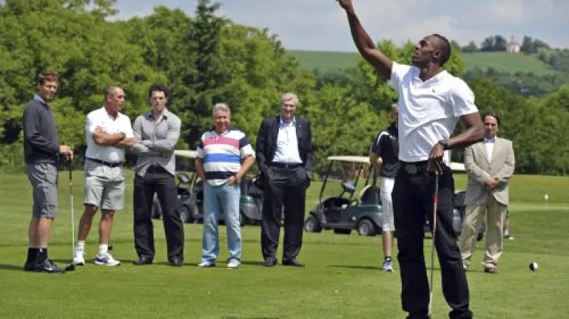 Usain Bolt ve Slavkově u Brna