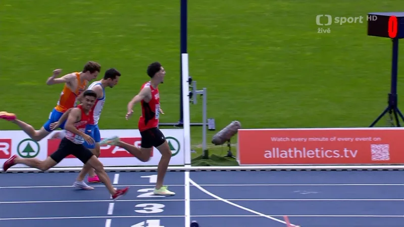 Šnejdr předvedl druhý nejrychlejší běh na 800 metrů