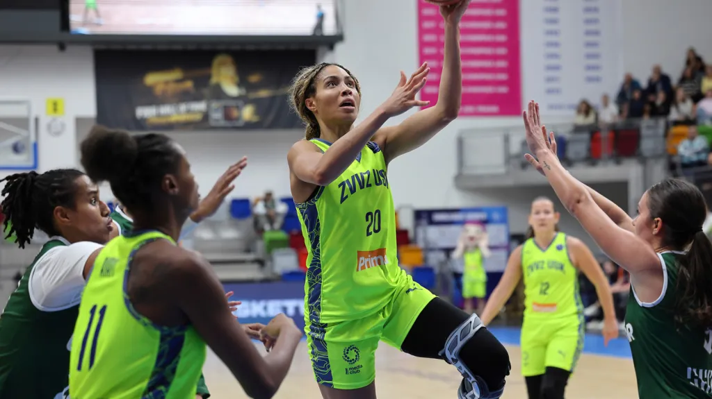 Isabelle Harrisonová z USK Praha v akci