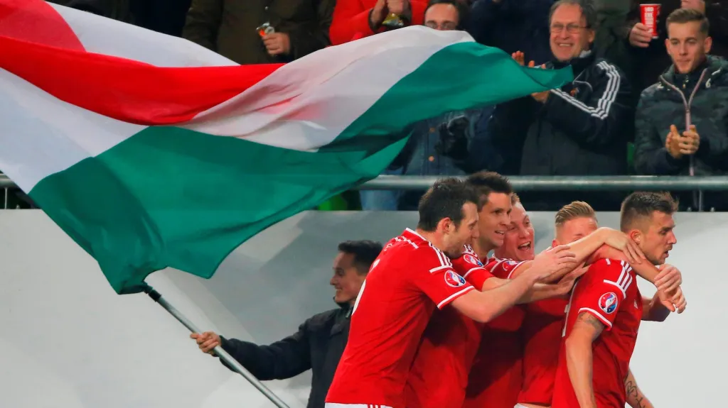 Radost maďarských fotbalistů