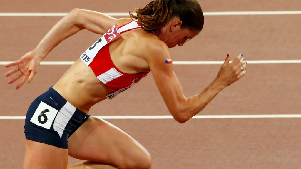 Zuzana Hejnová v dokonalé běžecké pozici