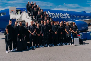 Čeští fotbalisté před cestou do Dallasu