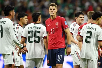 Patrik Schick v utkání s Mexikem