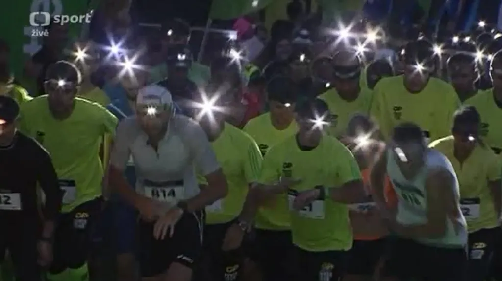 Brno hostilo závod Night Run