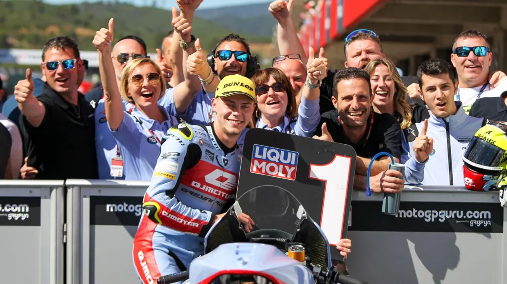 Filip Salač po výhře v kvalifikaci v Portimau