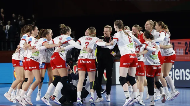 Závěr utkání Francie – Dánsko