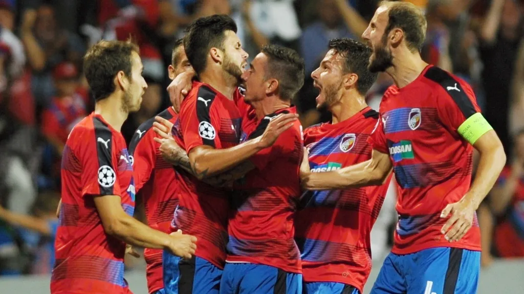 Radost fotbalistů Plzně