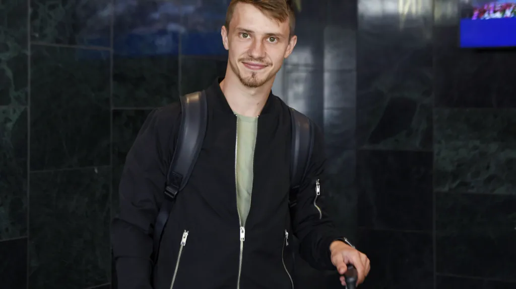 Adam Vlkanova na srazu reprezentace