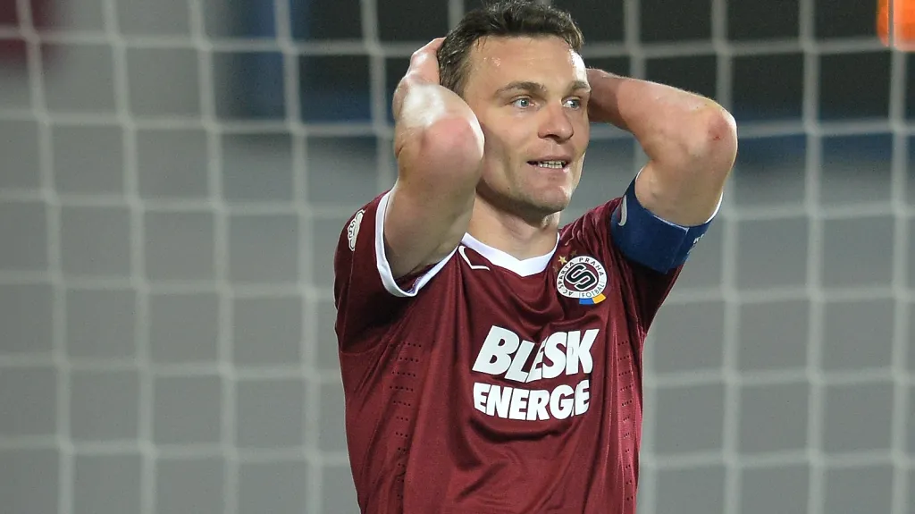 Útočník Sparty David Lafata