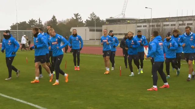 Fotbalisté mají za sebou první trénink před zápasy Ligy národů