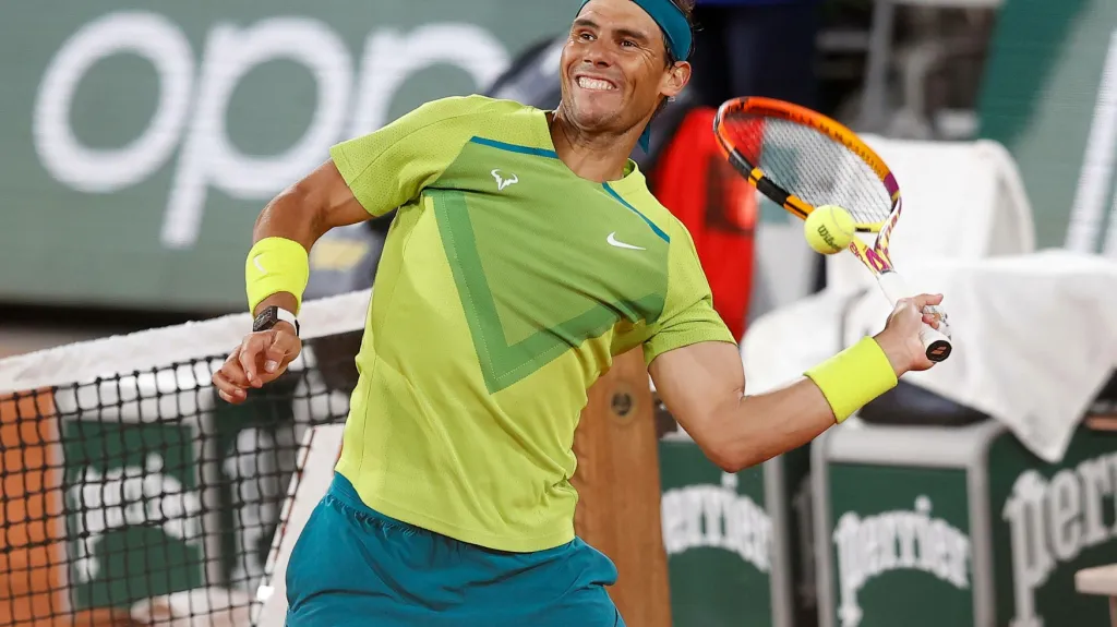 Rafael Nadal se raduje na Roland Garros